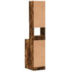 Armoire de cuisine chêne fumé 35x50x180 cm bois d'ingénierie – Image 4
