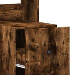 Armoire de cuisine chêne fumé 35x50x180 cm bois d'ingénierie – Image 7