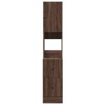 Armoire de cuisine chêne marron 35x50x180 cm bois d’ingénierie – Image 2