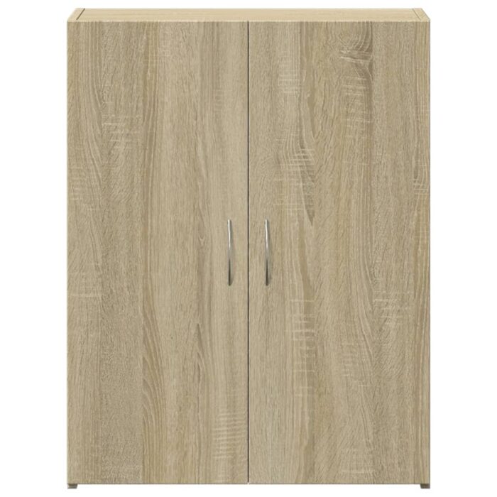 Armoire de classement chêne sonoma bois d'ingénierie – Image 2