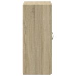 Armoire de classement chêne sonoma bois d'ingénierie – Image 3
