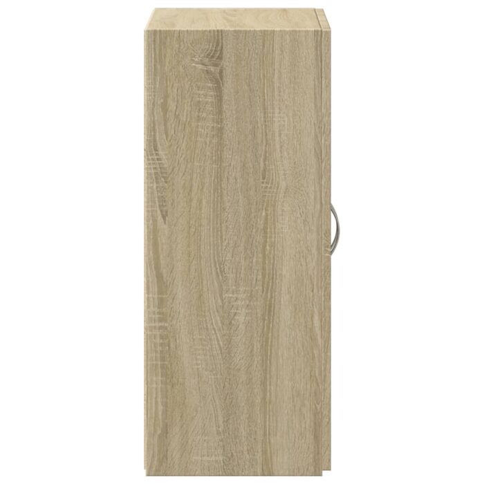 Armoire de classement chêne sonoma bois d'ingénierie – Image 3