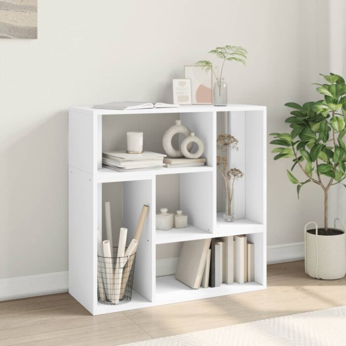 Meubles TV 2 pcs blanc 75x30x50 cm bois d'ingénierie – Image 2