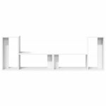 Meubles TV 2 pcs blanc 75x30x50 cm bois d'ingénierie – Image 4