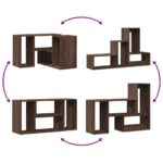 Meubles TV 2 pcs chêne marron 75x30x50 cm bois ingénierie – Image 7
