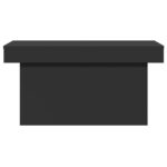 Table basse noir 80x55x40 cm bois d'ingénierie – Image 3