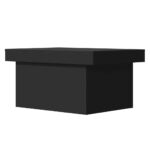 Table basse noir 80x55x40 cm bois d'ingénierie – Image 5