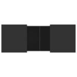 Table basse noir 100x55x40 cm bois d'ingénierie – Image 6