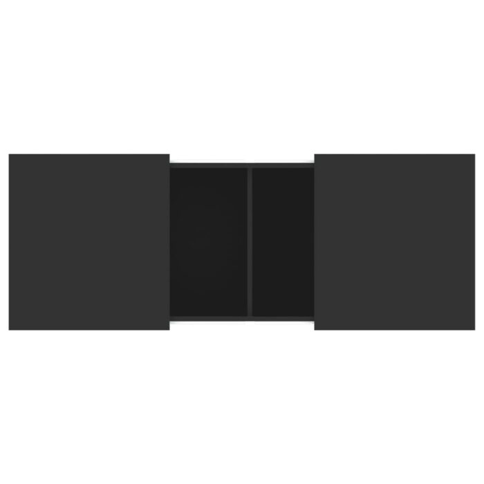 Table basse noir 100x55x40 cm bois d'ingénierie – Image 6