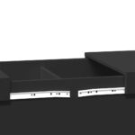 Table basse noir 100x55x40 cm bois d'ingénierie – Image 8