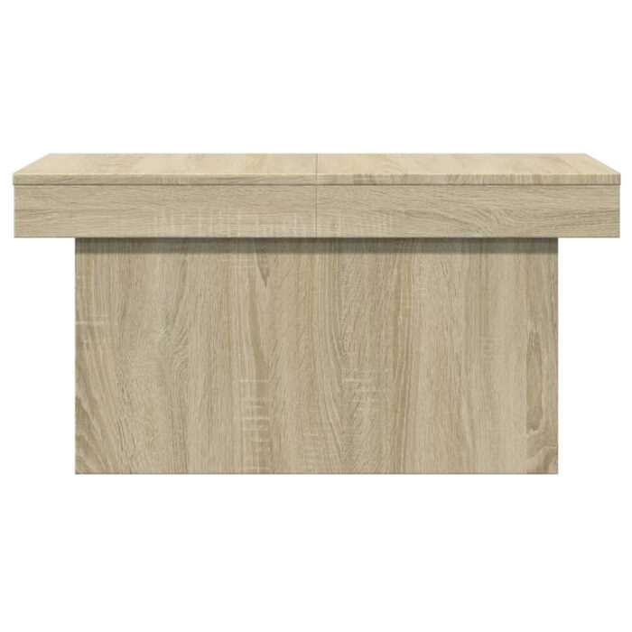 Table basse chêne sonoma 100x55x40 cm bois d'ingénierie – Image 3
