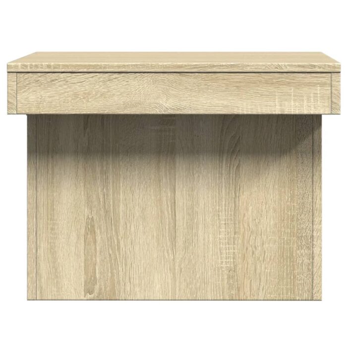 Table basse chêne sonoma 100x55x40 cm bois d'ingénierie – Image 4