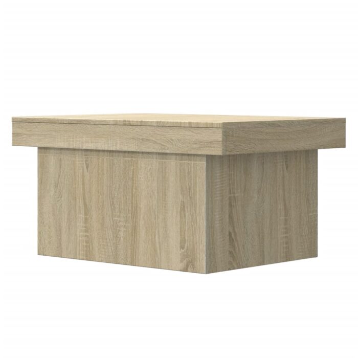 Table basse chêne sonoma 100x55x40 cm bois d'ingénierie – Image 5