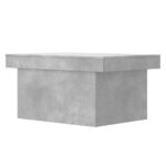 Table basse gris béton 100x55x40 cm bois d'ingénierie – Image 5