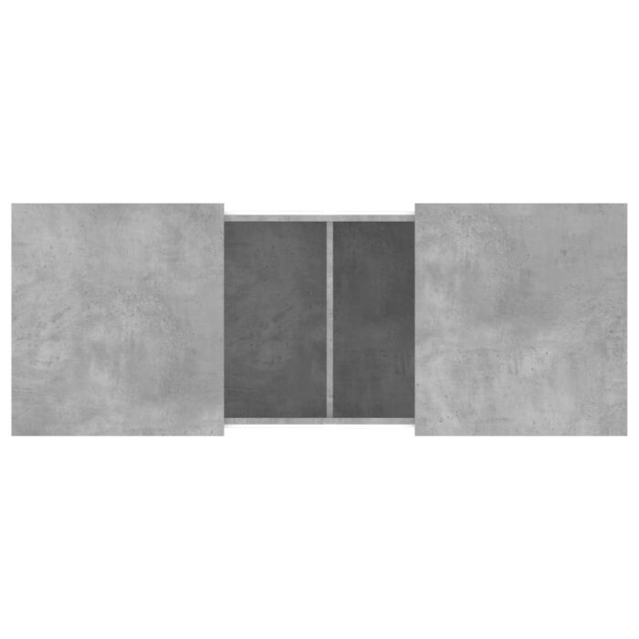 Table basse gris béton 100x55x40 cm bois d'ingénierie – Image 6