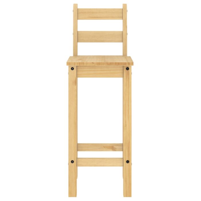 Ensemble de bar 3 pcs Bois de pin massif – Image 4