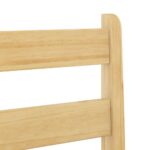 Chaises de bar lot de 2 bois de pin solide – Image 6