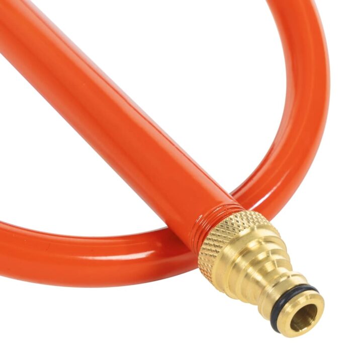 Traîneau d’arrosage sur roues avec tête rotative en acier rouge – Image 6