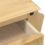 Table de chevet Corona 45x35x47,5 cm bois de pin massif – Image 5