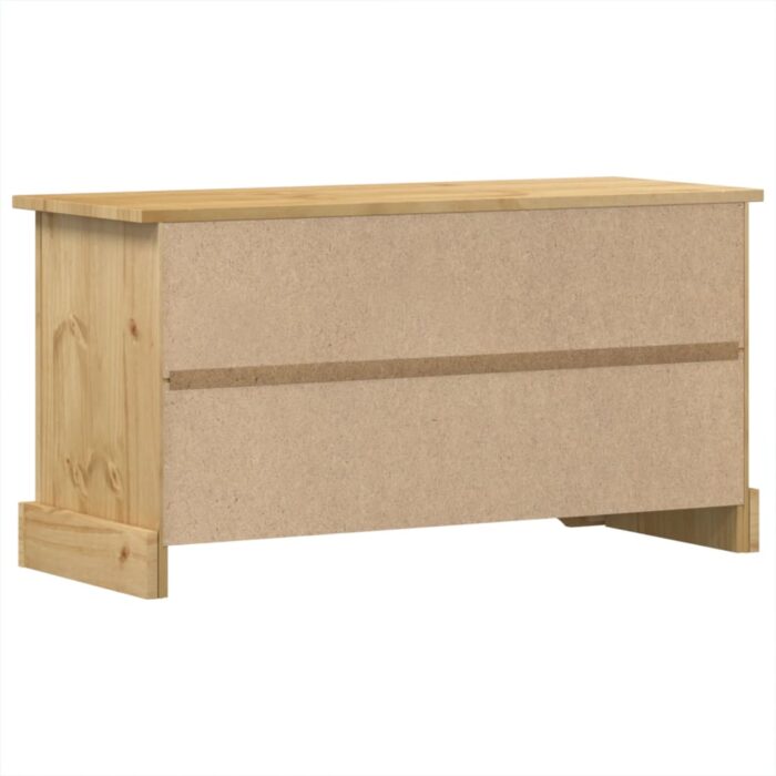 Meuble TV Corona 100x40x52 cm bois de pin massif – Image 4