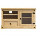 Meuble TV Corona 100x45x58 cm bois de pin massif – Image 2