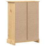 Commode Corona 80x43x114 cm bois massif de pin – Image 4