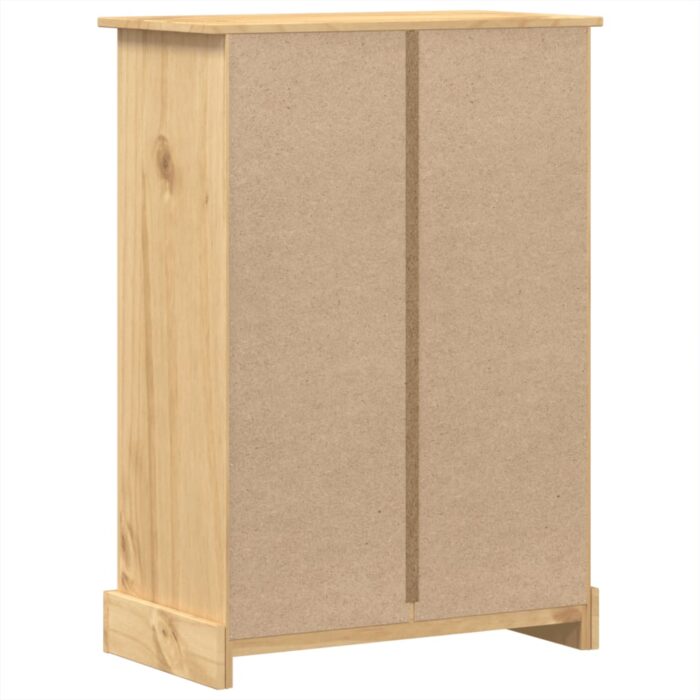 Commode Corona 80x43x114 cm bois massif de pin – Image 4