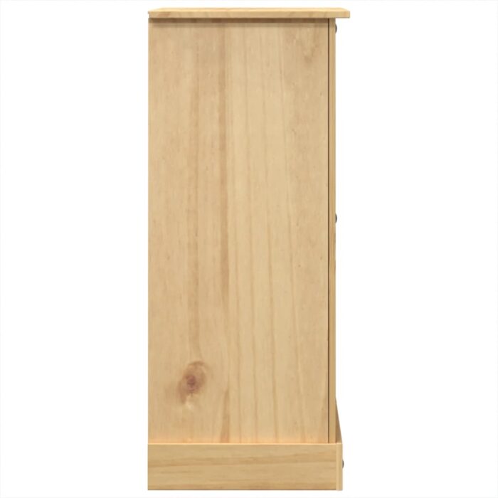 Commode Corona 92x48x120 cm bois massif de pin – Image 3