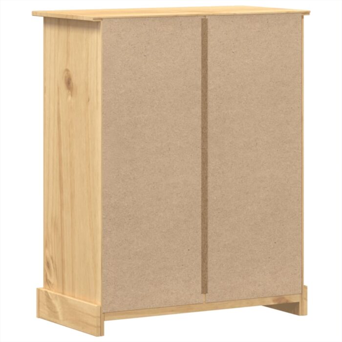 Commode Corona 92x48x120 cm bois massif de pin – Image 4