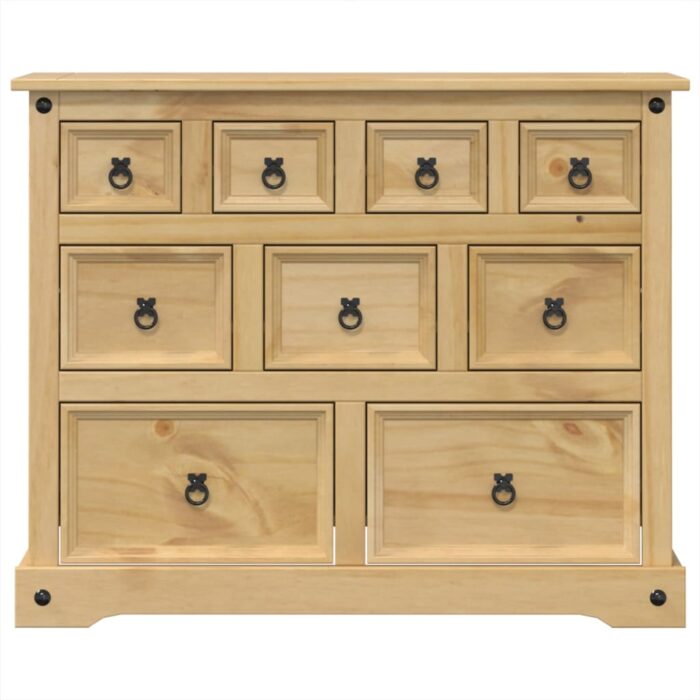 Commode Corona 101x45x82 cm bois massif de pin – Image 2