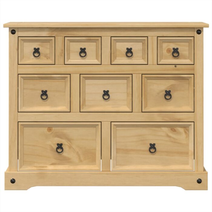 Commode Corona 101x45x82 cm bois massif de pin – Image 3