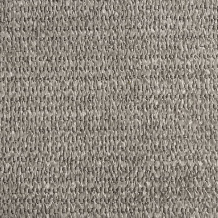 Voile d'ombrage 160 g/m² triangulaire gris clair 5x5x5 m PEHD – Image 7