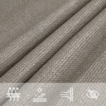 Voile d'ombrage 160 g/m² trapèze gris clair 4/5x3 m PEHD – Image 6