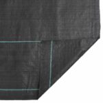 Membrane anti-mauvaises herbes noir 1,5x10 m PP – Image 6