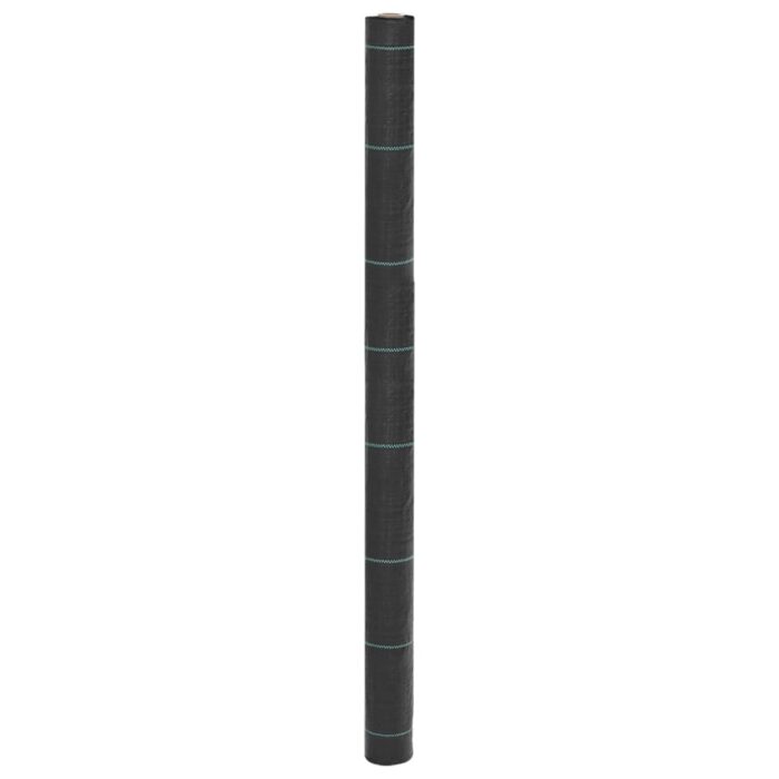 Membrane anti-mauvaises herbes noir 1,5x25 m PP – Image 1