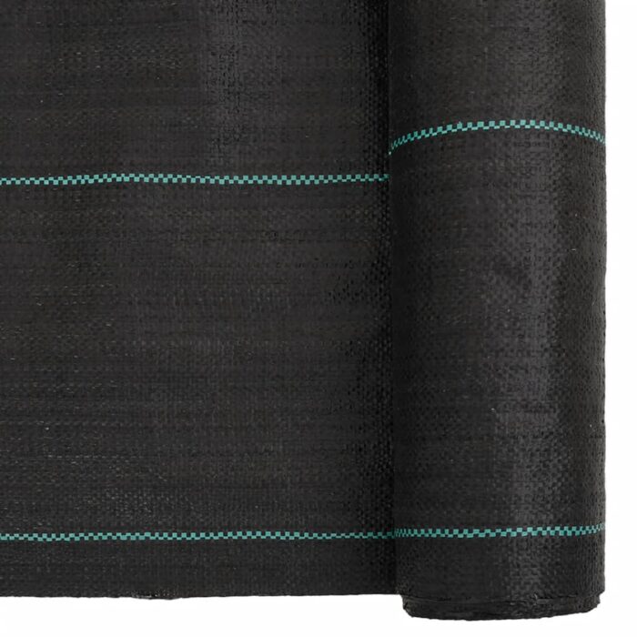 Membrane anti-mauvaises herbes noir 1,5x25 m PP – Image 5