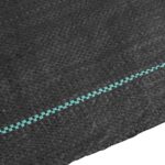 Membrane anti-mauvaises herbes noir 1,5x50 m PP – Image 3