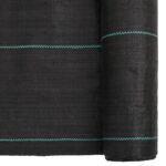 Membrane anti-mauvaises herbes noir 1,5x150 m PP – Image 5