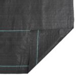 Membrane anti-mauvaises herbes noir 1,5x150 m PP – Image 6
