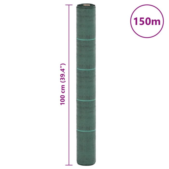 Membrane anti-mauvaises herbes vert 1x150 m PP – Image 7