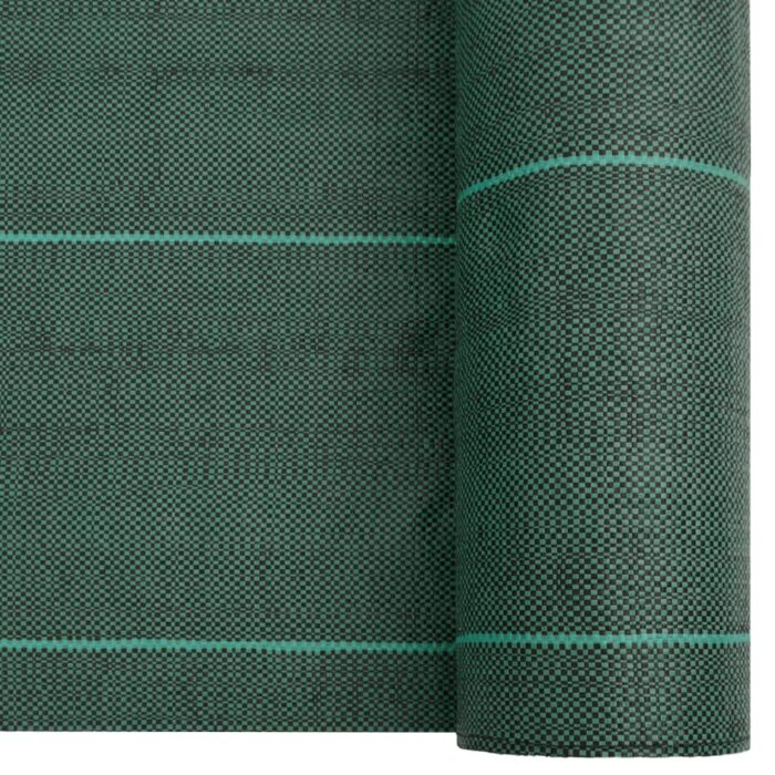 Membrane anti-mauvaises herbes vert 2x50 m PP – Image 3