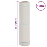 Membrane anti-mauvaises herbes blanc 0,5x100 m PP – Image 7