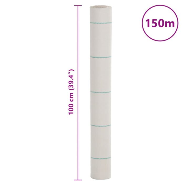 Membrane anti-mauvaises herbes blanc 1x150 m PP – Image 7