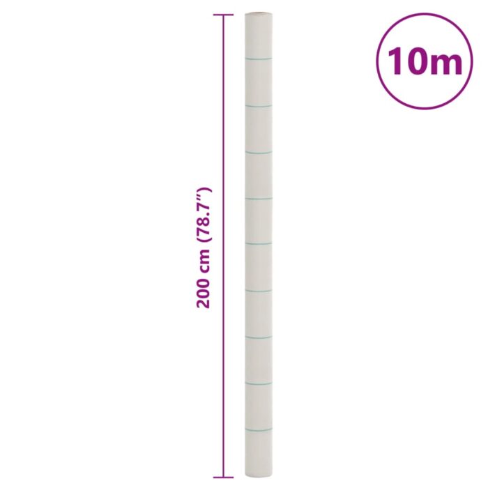 Membrane anti-mauvaises herbes blanc 2x10 m PP – Image 7