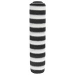 Filet brise-vue anthracite et blanc 1x10 m PEHD 75 g/m²