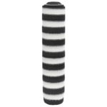 Filet brise-vue anthracite et blanc 1x50 m PEHD 75 g/m²