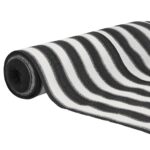 Filet brise-vue anthracite et blanc 1x50 m PEHD 75 g/m² – Image 2