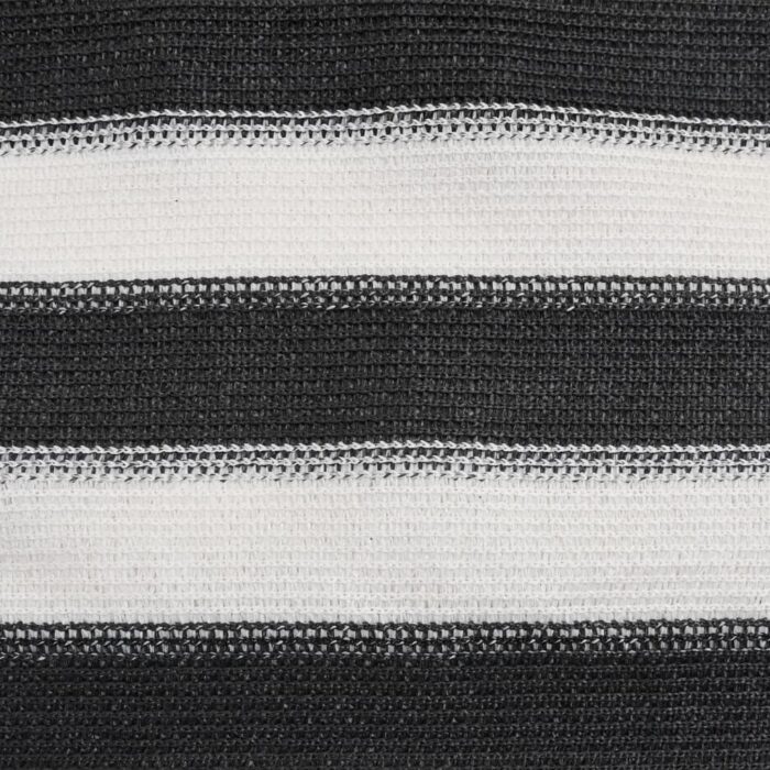 Filet brise-vue anthracite et blanc 1x50 m PEHD 75 g/m² – Image 5