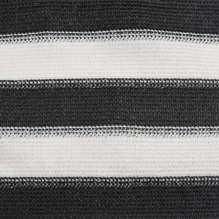 Filet brise-vue anthracite et blanc 1,2x25 m PEHD 75 g/m² – Image 5