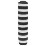 Filet brise-vue anthracite et blanc 1,5x25 m PEHD 75 g/m²